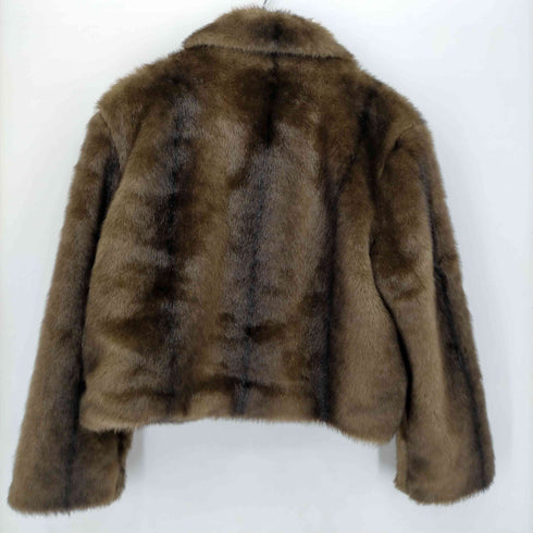 TREEAN berry fur jacket レディース