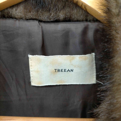 TREEAN berry fur jacket レディース