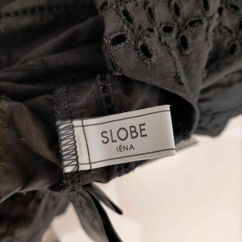 スローブイエナ SLOBE IENA 刺繍フラワーフリルブラウス レディース