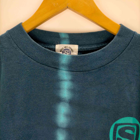 ユナイテッドスポーツ UNITED SPORTS 90s USA製 シングルステッチ タイダイ加工 tシャツ メンズ 42-44