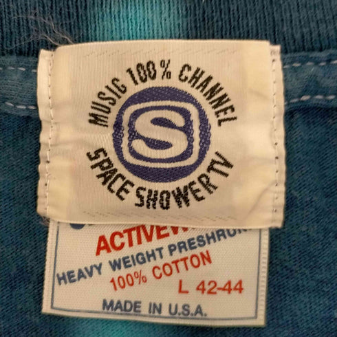 ユナイテッドスポーツ UNITED SPORTS 90s USA製 シングルステッチ タイダイ加工 tシャツ メンズ 42-44