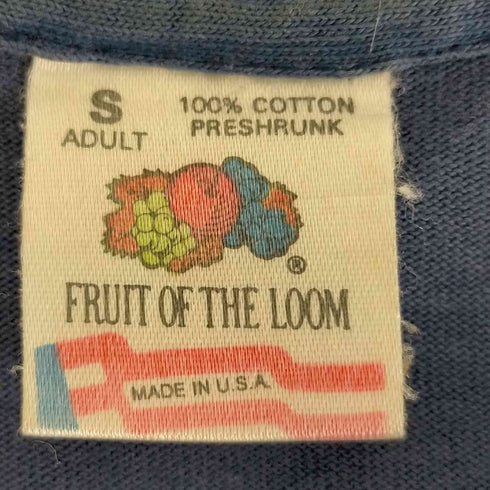 フルーツオブザルーム FRUIT OF THE LOOM 90s USA製 シングルステッチ プリントTシャツ メンズ JPN:S