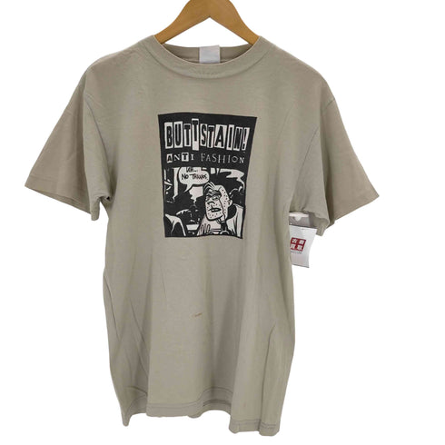 BUTTSTAIN USA製 シングルステッチ プリントTシャツ メンズ
