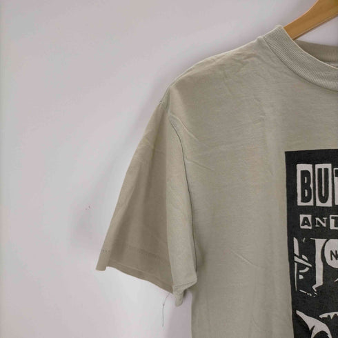 BUTTSTAIN USA製 シングルステッチ プリントTシャツ メンズ