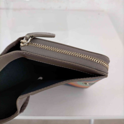 ポールスミス Paul Smith 二つ折り財布 レインボーストライプ レディース