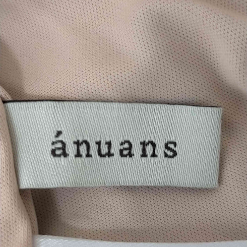 アニュアンス anuans プリーツドッキングニットワンピース レディース JPN:S