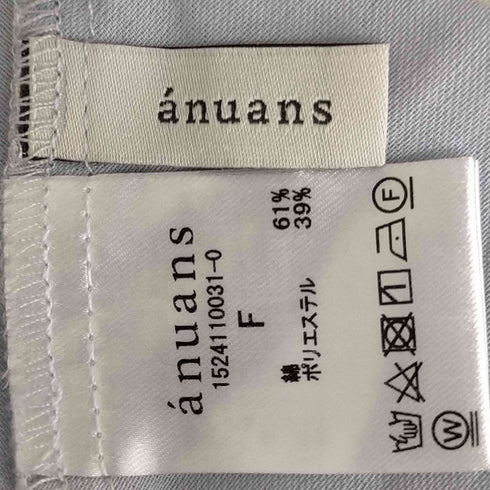 アニュアンス anuans ギャザーテントフレアブラウス レディース FREE