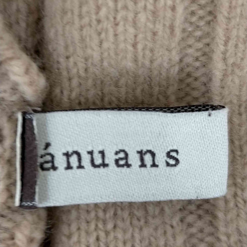 アニュアンス anuans ウールカシミヤソフトマーメイドニットワンピース レディース FREE