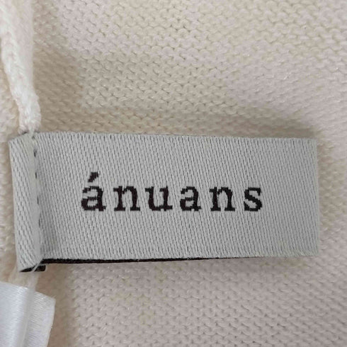 アニュアンス anuans シルクブレンドニットプルオーバー レディース FREE