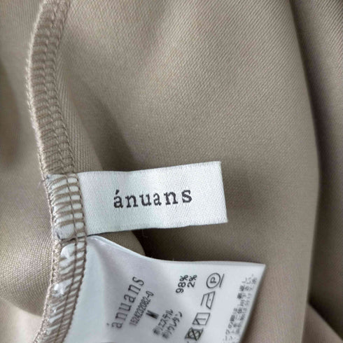 アニュアンス anuans ウエストタックドレープワンピース レディース JPN:M