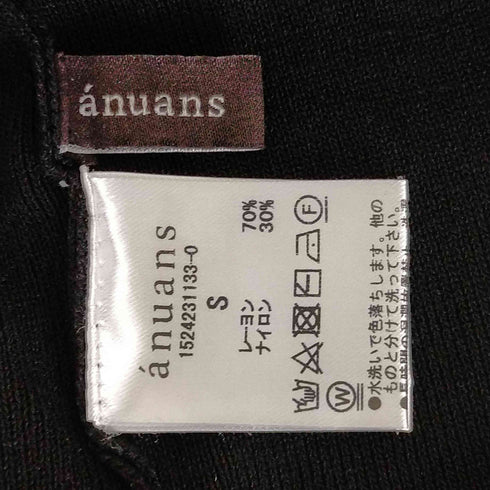 アニュアンス anuans ムーンネックタイトワンピース レディース JPN:S