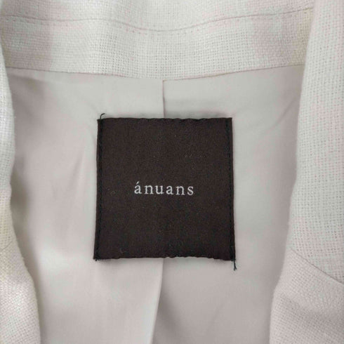 アニュアンス anuans リネンダブルテーラードジャケット レディース JPN:S