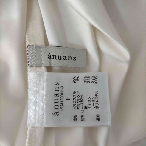 アニュアンス anuans ブーケレーススウィッチフレアワンピース レディース FREE