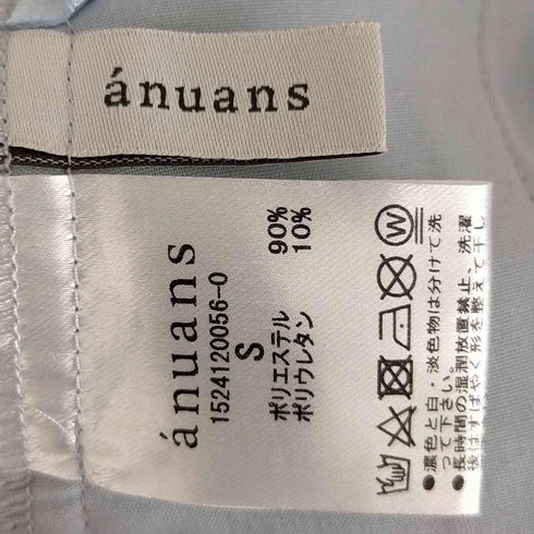 アニュアンス anuans ダブルストレッチスリットフレアパンツ レディース JPN:S