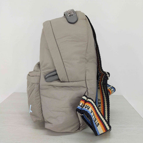 ステラマッカートニー STELLA McCARTNEY ステラ ロゴ バックパック レインボーストラップ フロントファスナーポーチ レディース ONE SIZE