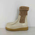 クロエ Chloe JAMIE ANKLE BOOTS EGGSHELL クレープソール フラット ソックス ブーティー レディース EUR:36 36E