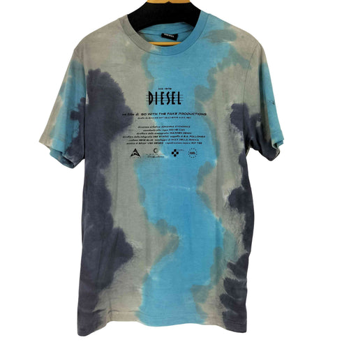 ディーゼル DIESEL タイダイ ロゴプリント S/S Tシャツ メンズ JPN:S