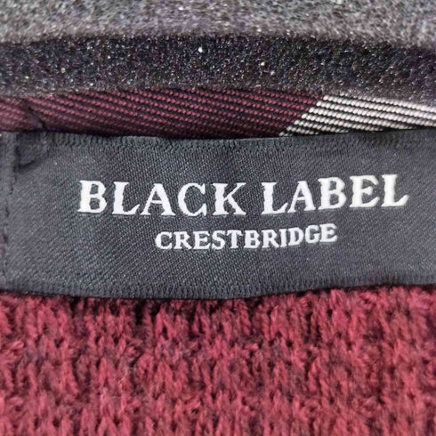 ブラックレーベルクレストブリッジ BLACK LABEL CRESTBRIDGE クルーネックアクリルニット メンズ import:L