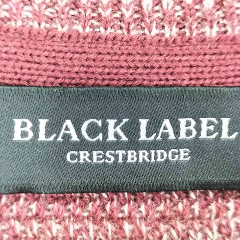 ブラックレーベルクレストブリッジ BLACK LABEL CRESTBRIDGE クルーネックアクリルニット メンズ import:L