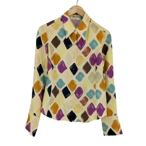 ジュンコシマダ JUNKO SHIMADA 総柄シルクシャツ レディース JPN:36