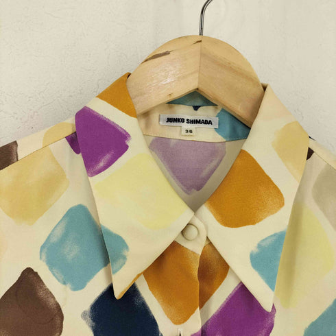 ジュンコシマダ JUNKO SHIMADA 総柄シルクシャツ レディース JPN:36