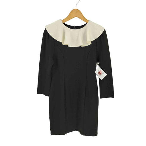 ジーヴィジーヴィ G.V.G.V. PONTE RUFFLE COLLAR DRESS レディース ONE SIZE