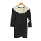 ジーヴィジーヴィ G.V.G.V. PONTE RUFFLE COLLAR DRESS レディース ONE SIZE