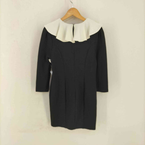 ジーヴィジーヴィ G.V.G.V. PONTE RUFFLE COLLAR DRESS レディース ONE SIZE