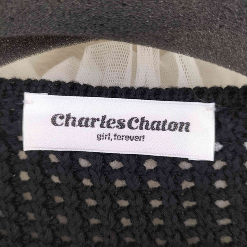 シャルルシャトン charles chaton フリルカラーカーディガン レディース