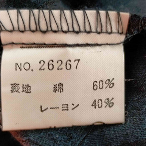 90S レーヨン混 総柄シャツ メンズ
