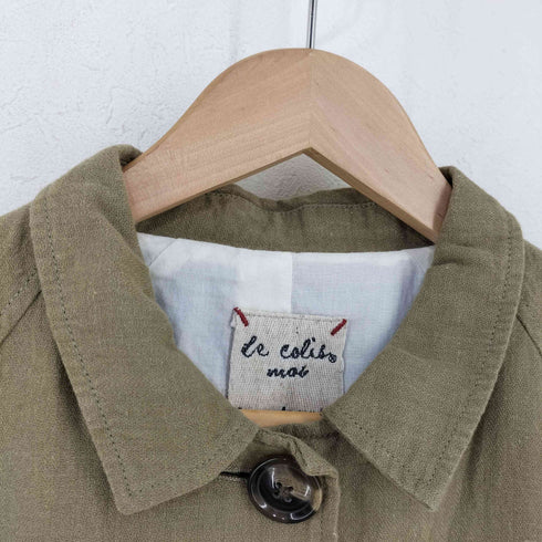 le colis moi リネンステンカラーコート レディース FREE