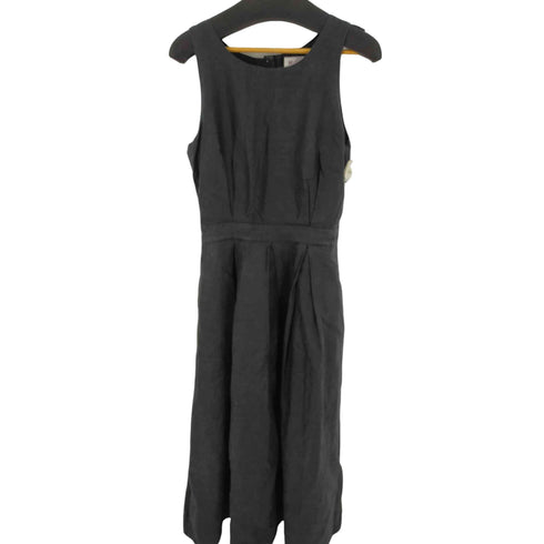 MARLENE リネン100 バックボタンノースリーブワンピース レディース JPN:38