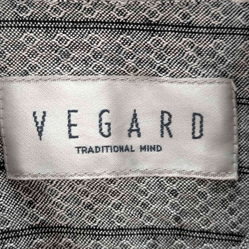 vegard レーヨンリネンオープンカラーシャツ メンズ