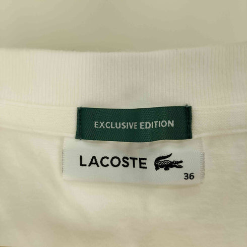 ラコステ LACOSTE EXCLUSIVE EDITION ワンポイント ロゴ刺繍 L/S カットソー レディース FR:36