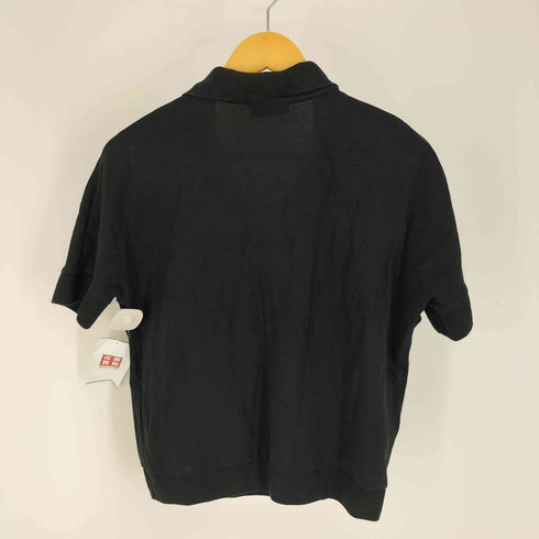 ラコステ LACOSTE RELAXED FIT クロップド スキッパー ポロシャツ レディース import:S
