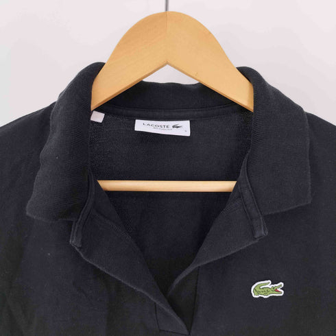 ラコステ LACOSTE RELAXED FIT クロップド スキッパー ポロシャツ レディース import:S