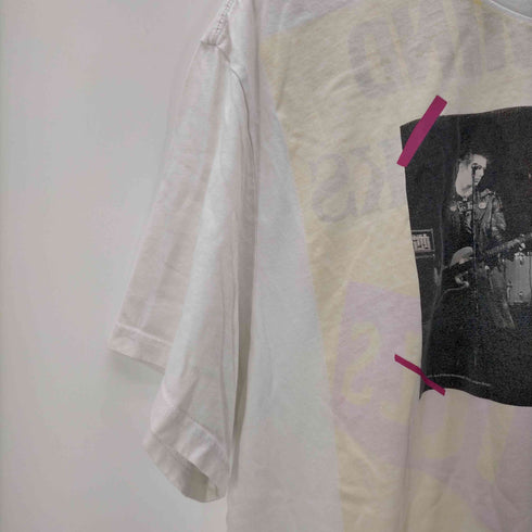 コンバース CONVERSE リバーシブル バンド プリント クルーネック半袖Tシャツ メンズ JPN:XXL