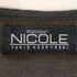 ニコル NICOLE フロント刺繍プルオーバー メンズ FREE
