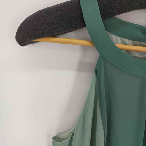 MODCLOTH カラーパターンノースリーブワンピース シースルー 透け レディース JPN:S