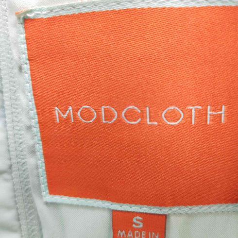 MODCLOTH カラーパターンノースリーブワンピース シースルー 透け レディース JPN:S