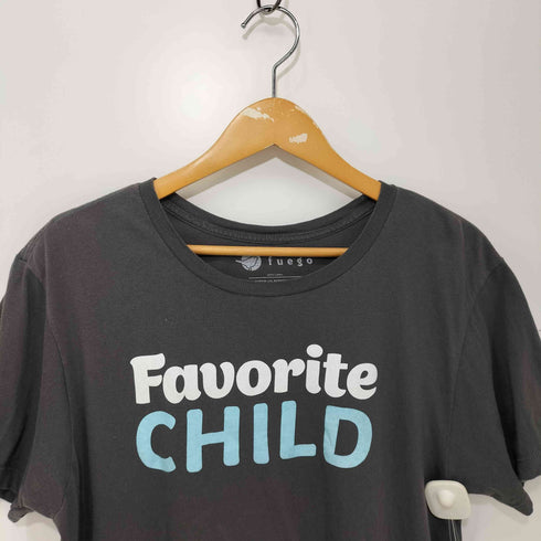 フロントプリントクルーネックTシャツ メンズ import:L