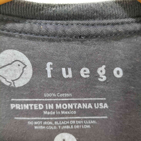 フロントプリントクルーネックTシャツ メンズ import:L