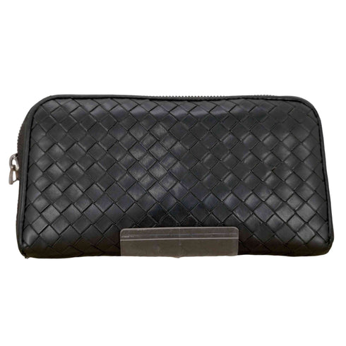 ボッテガヴェネタ BOTTEGA VENETA イントレチャート レザーロングウォレット メンズ