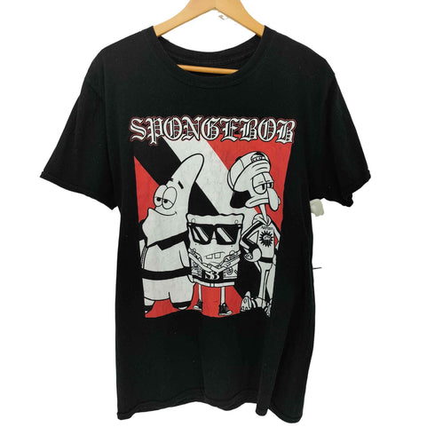 キャラクタープリントクルーネックTシャツ メンズ import:L