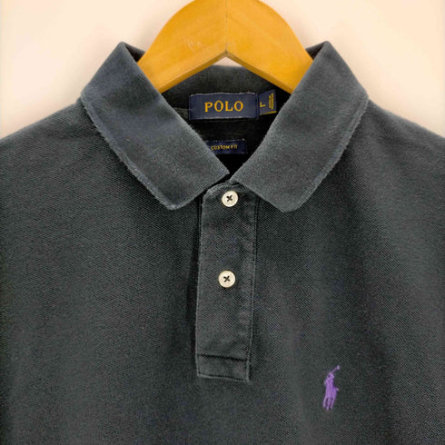 ポロ Polo ポニー刺繍 鹿の子ポロシャツ メンズ JPN:L
