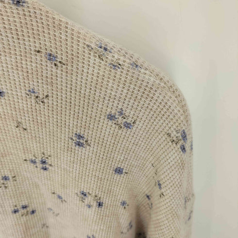 ソノマ sonoma 花柄 サーマルロングTシャツ レディース JPN:L