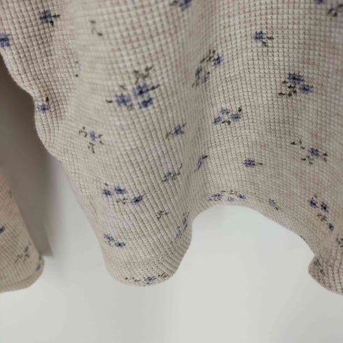 ソノマ sonoma 花柄 サーマルロングTシャツ レディース JPN:L