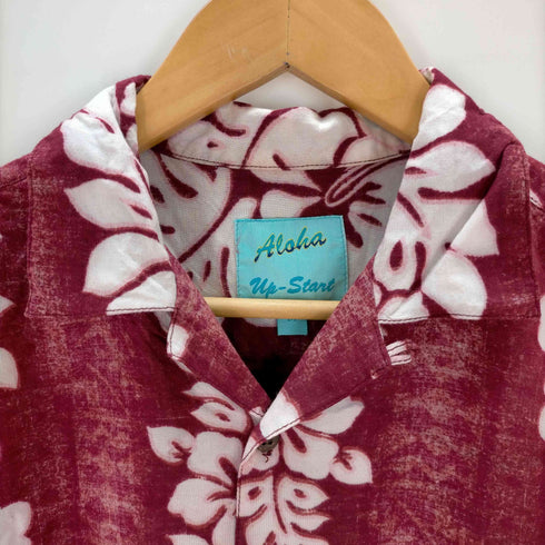 aloha up-start ハイビスカスアロハシャツ メンズ JPN:M