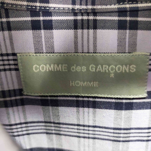 コムデギャルソンオム COMME des GARCONS HOMME 90s 田中オム ワンポケット L/Sオーバーサイズチェックシャツ メンズ
