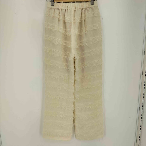 クリーコンフォルト crie conforto 23aw カットジャガードワイドパンツ レディース JPN:M